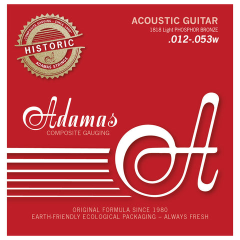 Adamas Acoustic Guitar Strings Light .012-.053
