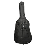 GEWA PURE Double Bass Gig-Bag, Classic BS25, 25mm padding, Wheels, 4/4, Black