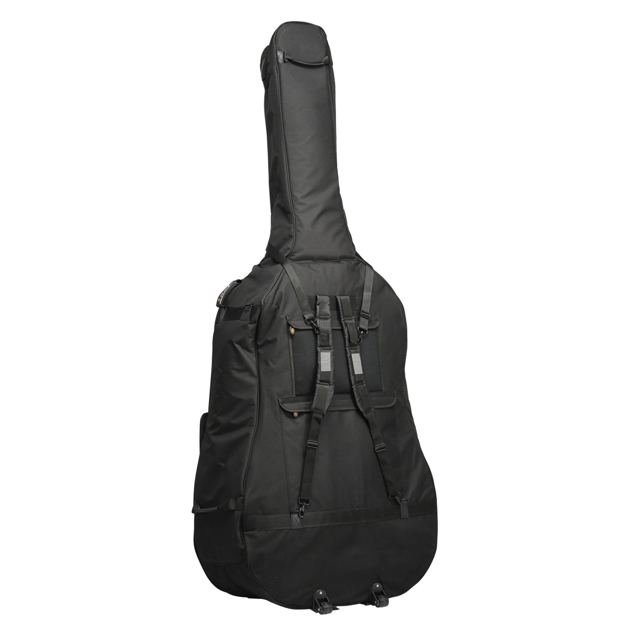 GEWA PURE Double Bass Gig-Bag, Classic BS25, 25mm padding, Wheels, 3/4, Black