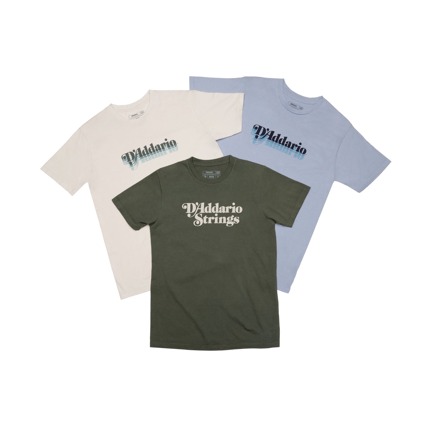 D'Addario 1978 Logo T-Shirt, Willow Green, SM