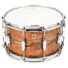Ludwig LB508KR Bronze Phonic 8x14 Hammered "RAW" Natural Patina Shell, Imperial Lugs Snare Drum