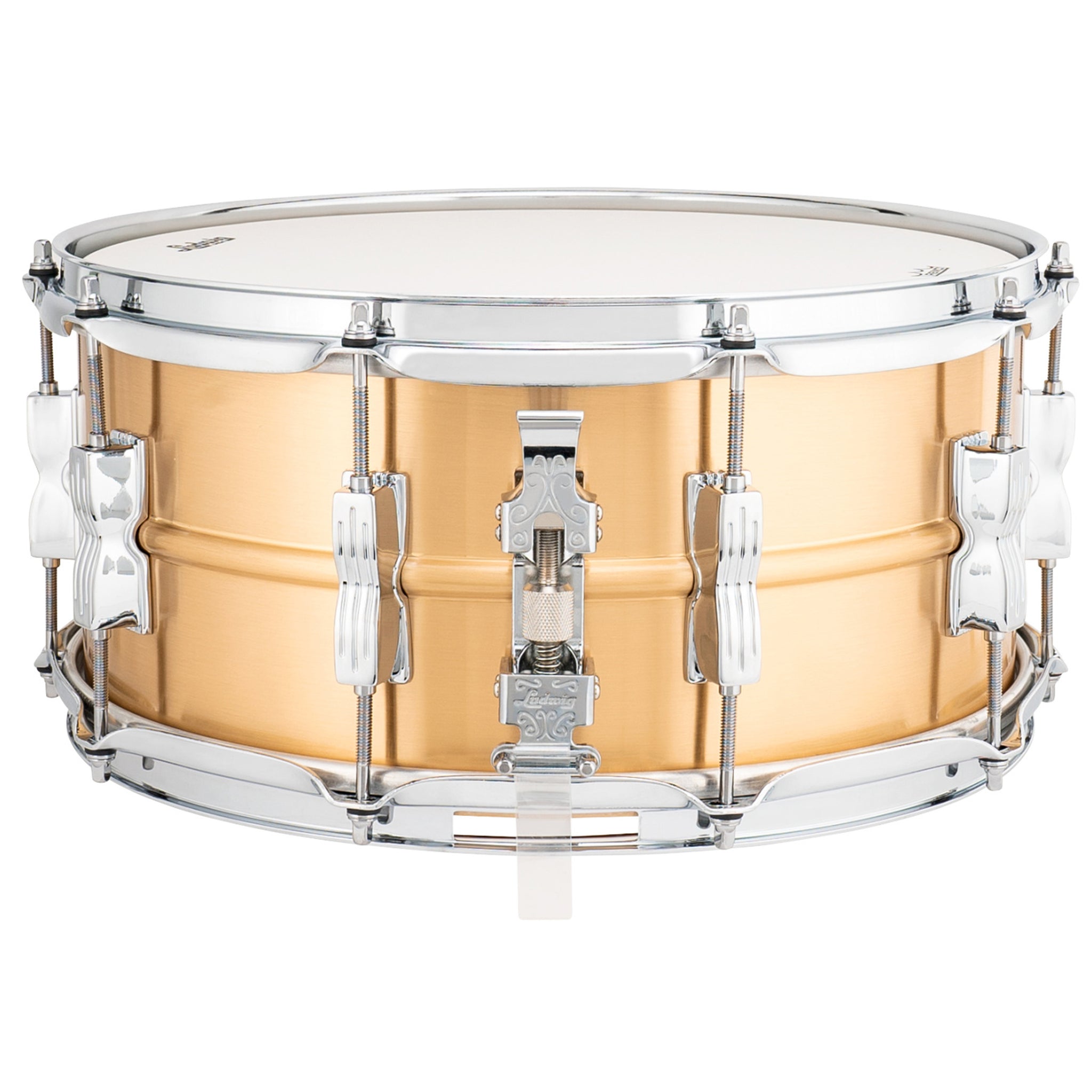 Ludwig LZ654BM Acrolite 6.5X14 Acro Bronze Snare 10 Lug Snare Drum