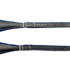 D'Luca MX3 Leather Accordion Straps Navy Blue/Black