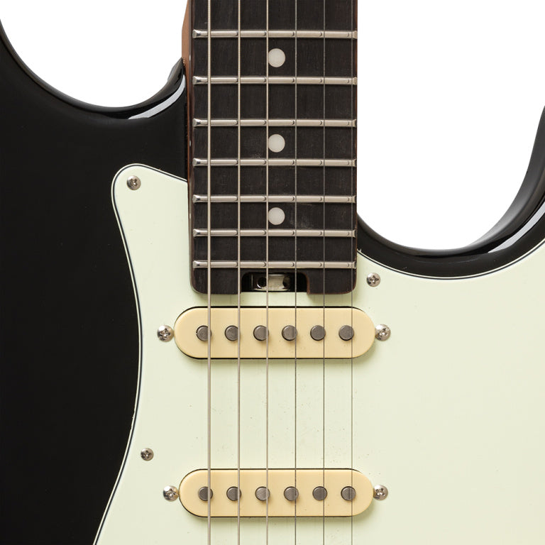 Crafter Solid Body Electric Guitar Modern Seoul Series, Gig Bag, Cosmic Black