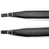 D'Luca MX3 Leather Accordion Straps White/Black