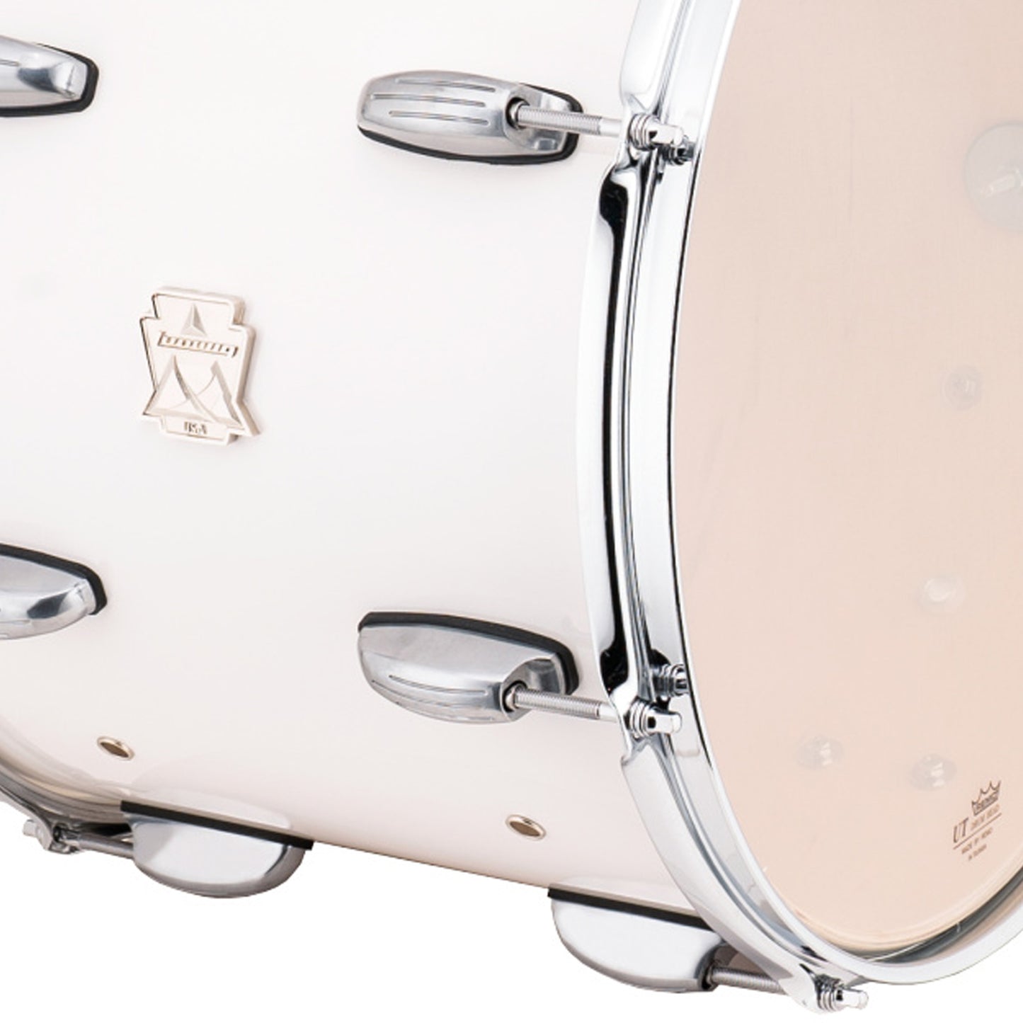 Ludwig LUCT16PW Ultimate Marching 12X16 Single Chest Tenor Drum White Cortex