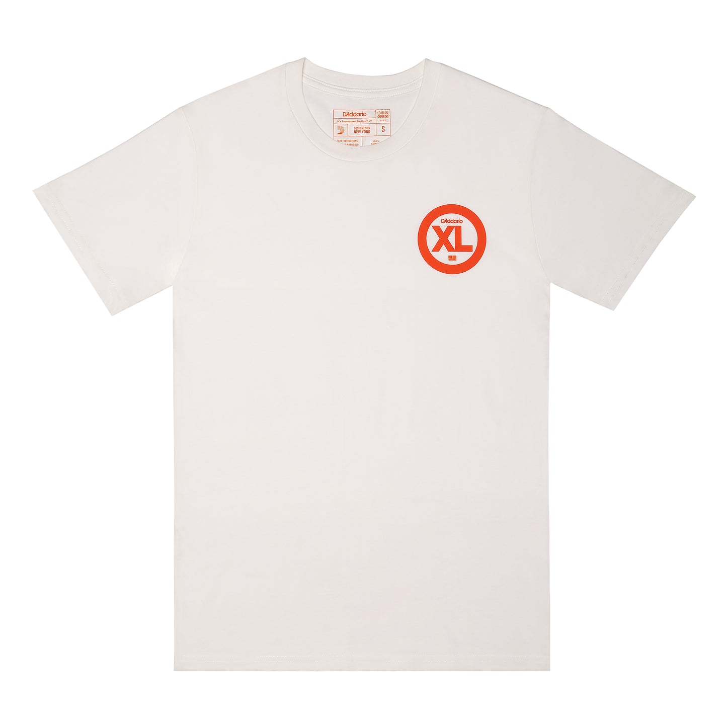 D'Addario XL’s Rock T-Shirt, Natural, L