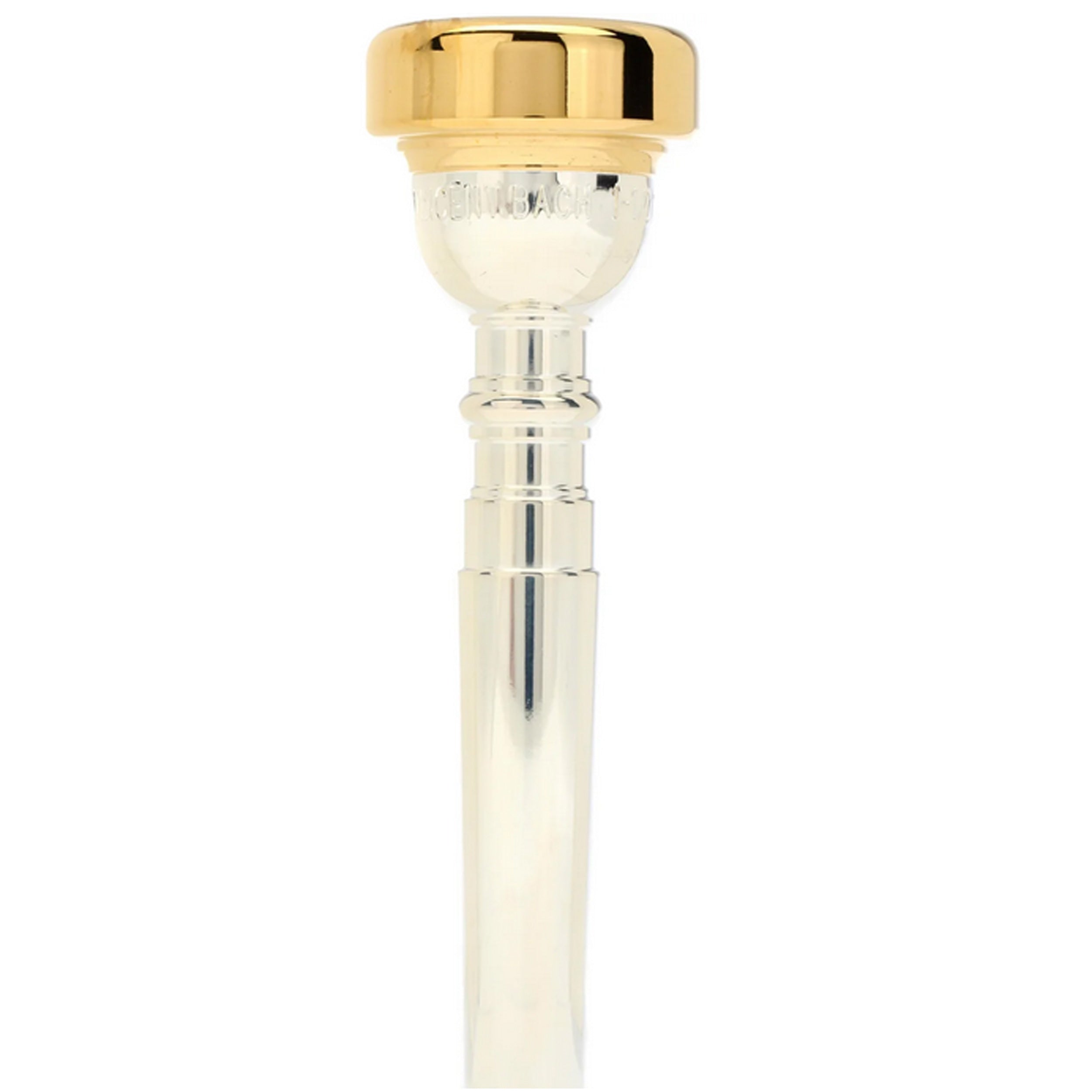Bach Classic Silver Plated Trumpet Mouthpiece with Gold-plated Rim 5C