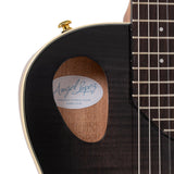 Angel Lopez Hybrid Nylon Electric Semi-Acoustic Guitar, Black