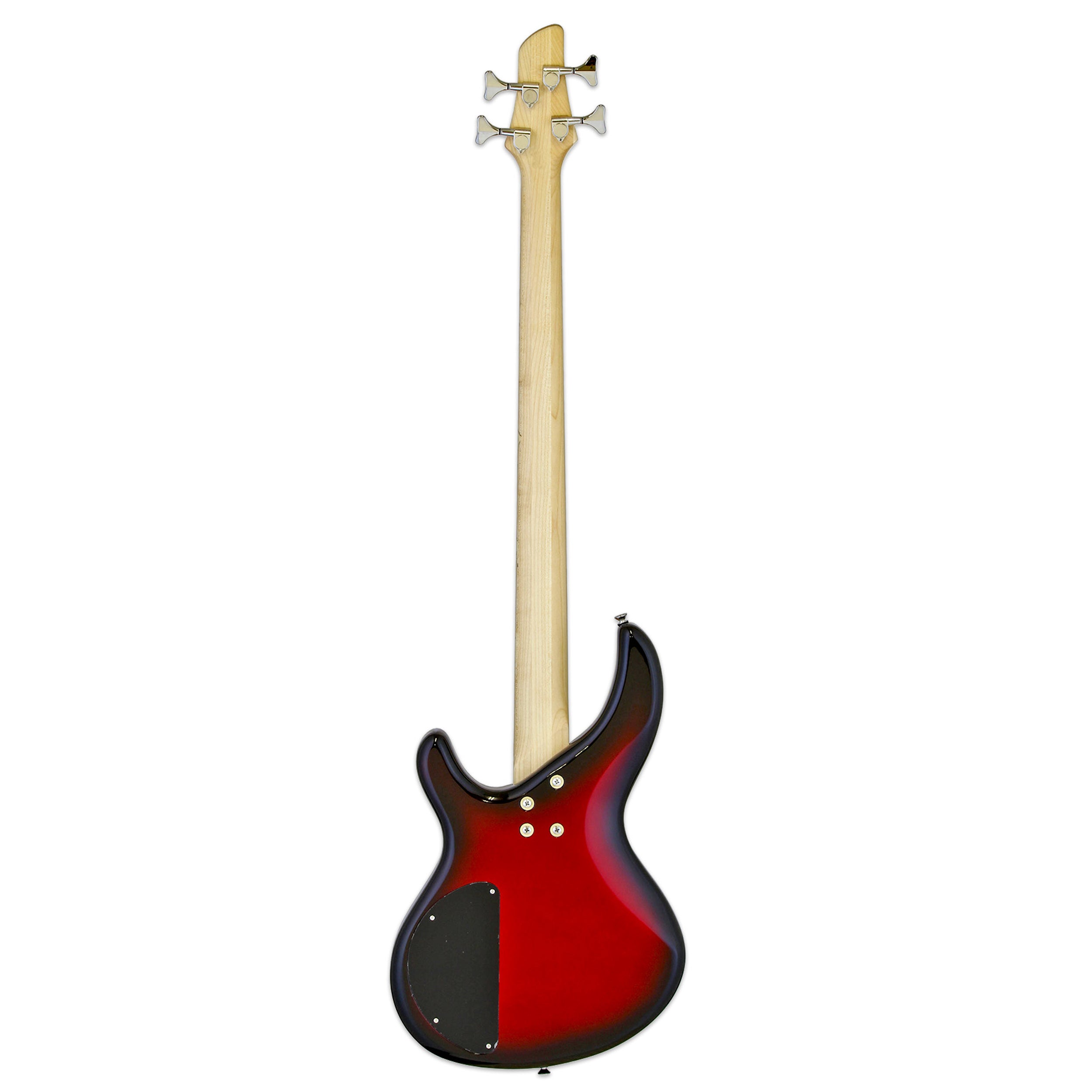 Aria Pro II Electric Bass Guitar Metallic Red Shade – PlayMusic123.com