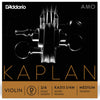 D'Addario Kaplan Amo Violin D String, 3/4 Scale, Medium Tension