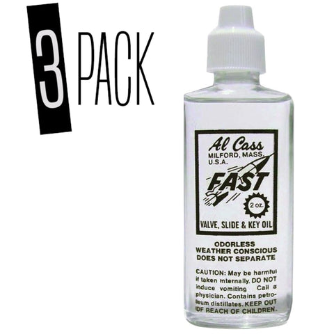 Al Cass Valve/Slide/Key Oil, 2 Oz., 3 Pack