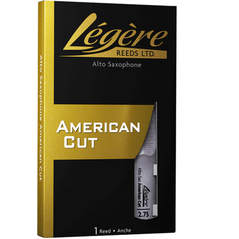 Legere Alto Saxophone Reed, American Cut, Strength 2.75