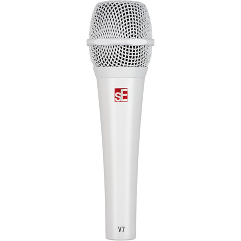 sE Electronics Studio-grade Handheld Microphone, Supercardioid in White