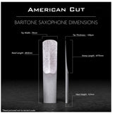 Legere Baritone Saxophone Reed, American Cut, Strength 2.00