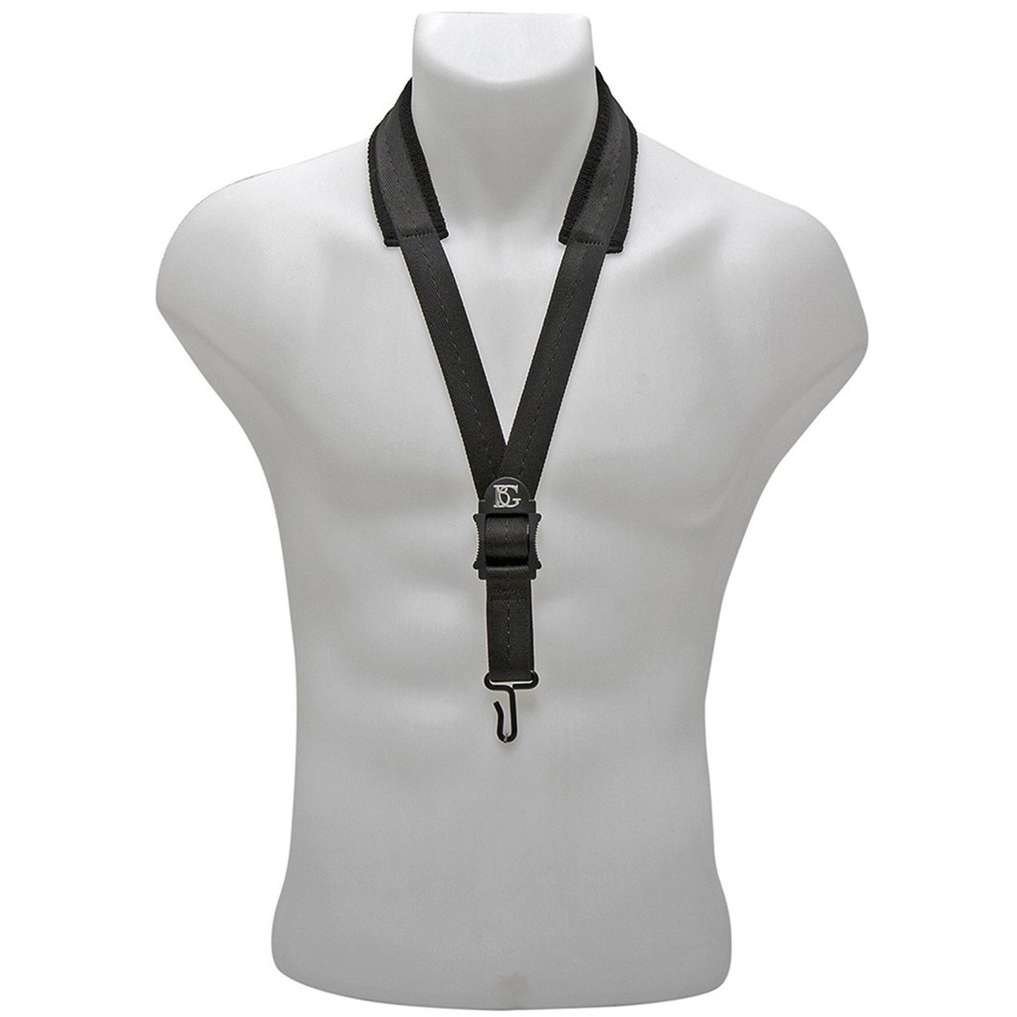 BG Comfort Alto/Tenor Saxophone Strap, Metal Hook, S10M