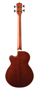 Washburn AB5 Cutaway Acoustic Electric Bass Guitar. Natural