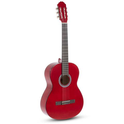 GEWA Basic Classical Guitar 3/4 Transparent Red