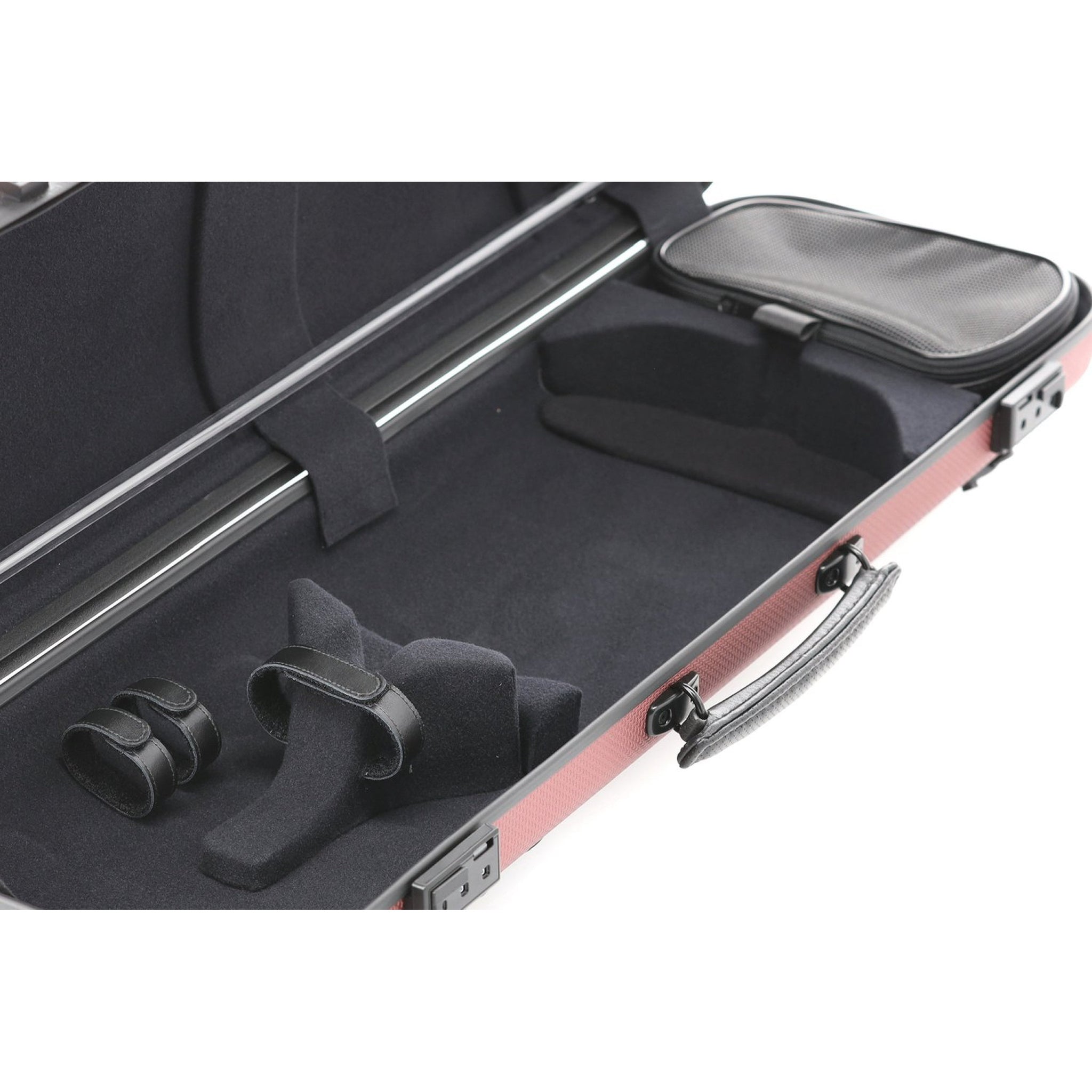GEWA Violin Case, Air Avantgarde, Oblong, 4/4, Bordeaux/Black, Subway Handle