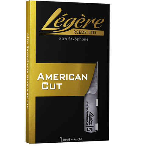 Legere Alto Saxophone Reed, American Cut, Strength 1.75