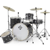 Dixon Spark 5pc Drum Set Misty Black Complete Outfit