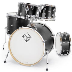 Dixon Spark Birch 5pc Satin Black Acoustic Drum Shell Pack