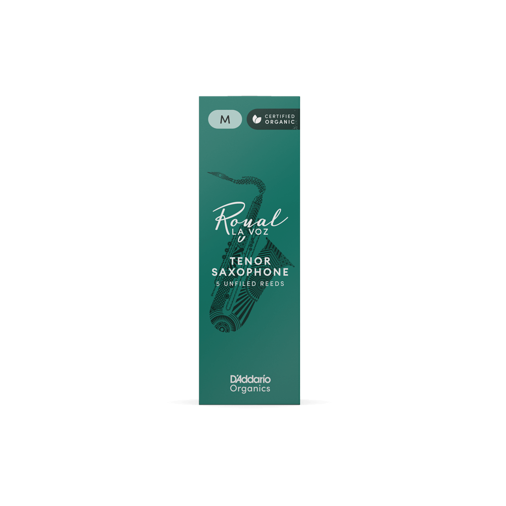 La Voz Tenor Saxophone Reeds, Medium, 5 Pack