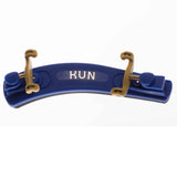 Kun Violin Shoulder Rest, Collapsible, 3/4-1/2, Blue Moon
