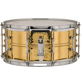 Ludwig LB422BKT Supraphonic 6.5x14 Hammered Brass w/Tube Lugs Snare Drum