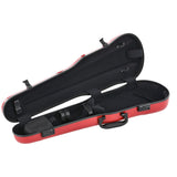GEWA Violin Case, Air 1.7, Shaped, 4/4, Red/Black, High Gloss, w/Subway Handle