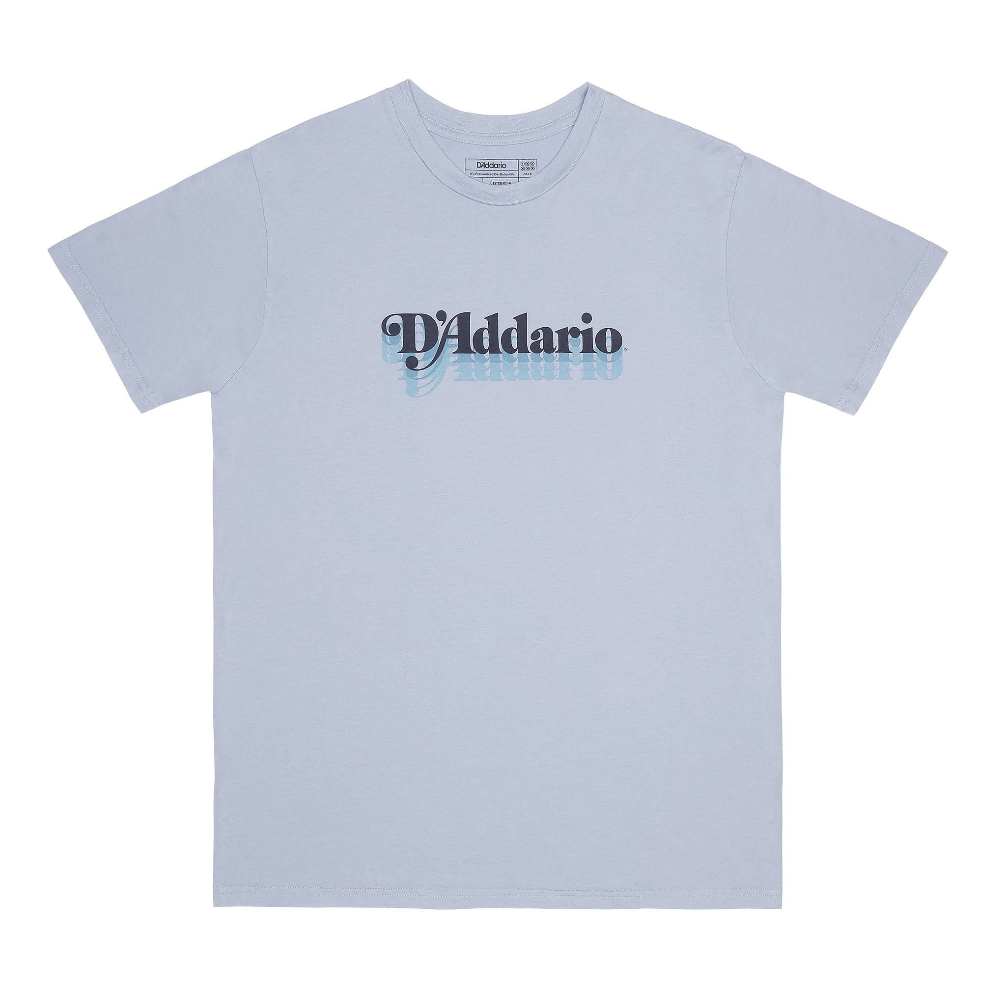 D'Addario Heritage T-Shirt, Celestial Blue, M