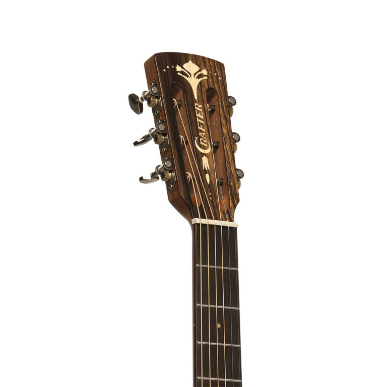 Crafter Mino Series, Big Mino Shape Acoustic-Electric Guitar Solid Mahogany