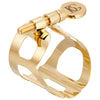 BG Tradition 24K Gold Plated Ligature for Alto Saxophone with Cap, L11BG