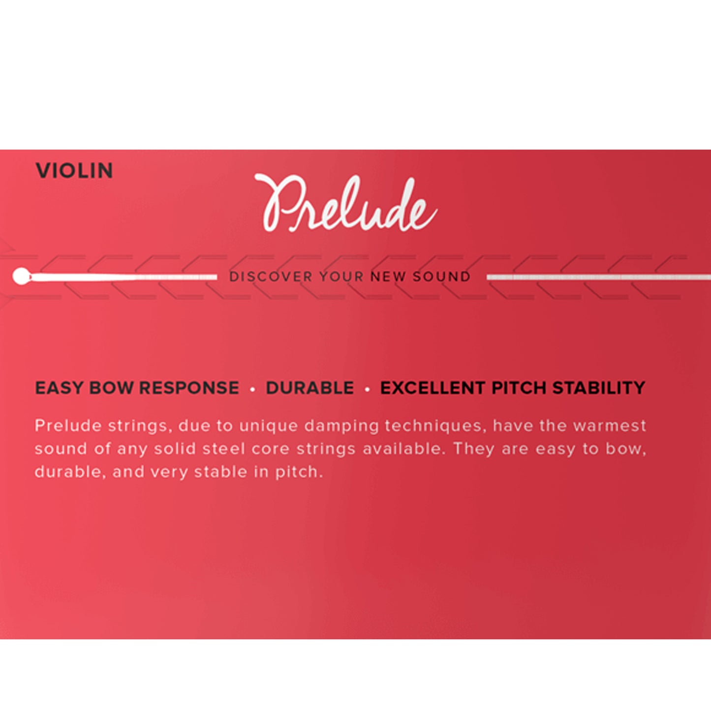 D'Addario Prelude Violin String Set, 1/16 Scale, Medium Tension, Bulk 10-Pack