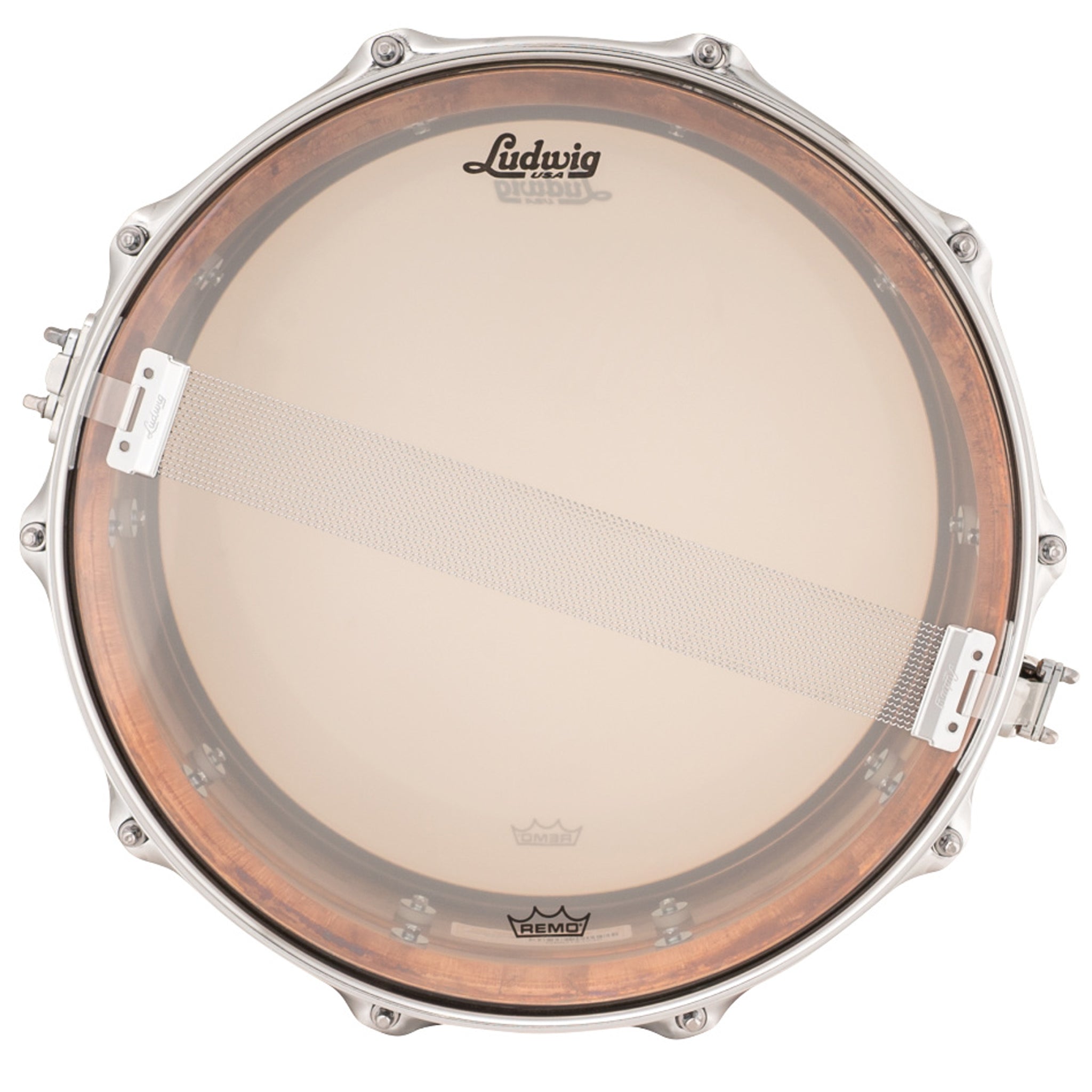 Ludwig LB550RT Bronze Phonic 5x14 "RAW" Natural Patina Shell, Tube Lugs Snare Drum