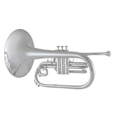 King KMP611 Ultimate Marching Mellophone Silver Plated