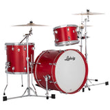 Ludwig NeuSonic Downbeat 3-piece Acoustic Drum Set Shell Pack Satin Diablo Red