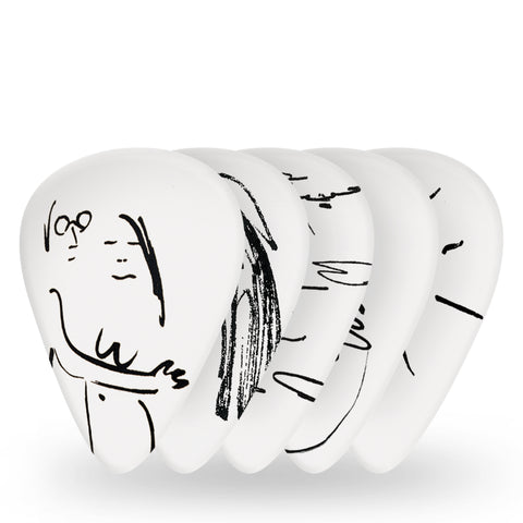 D'Addario John Lennon Art Series Picks - John & Yoko