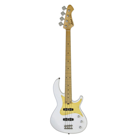 Aria Pro II Electric Bass Guitar White