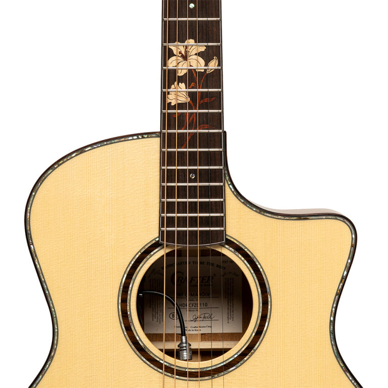 Crafter Anniversary Mahogany Series, Grand Audit Acoustic-Electric Guitar Spruce