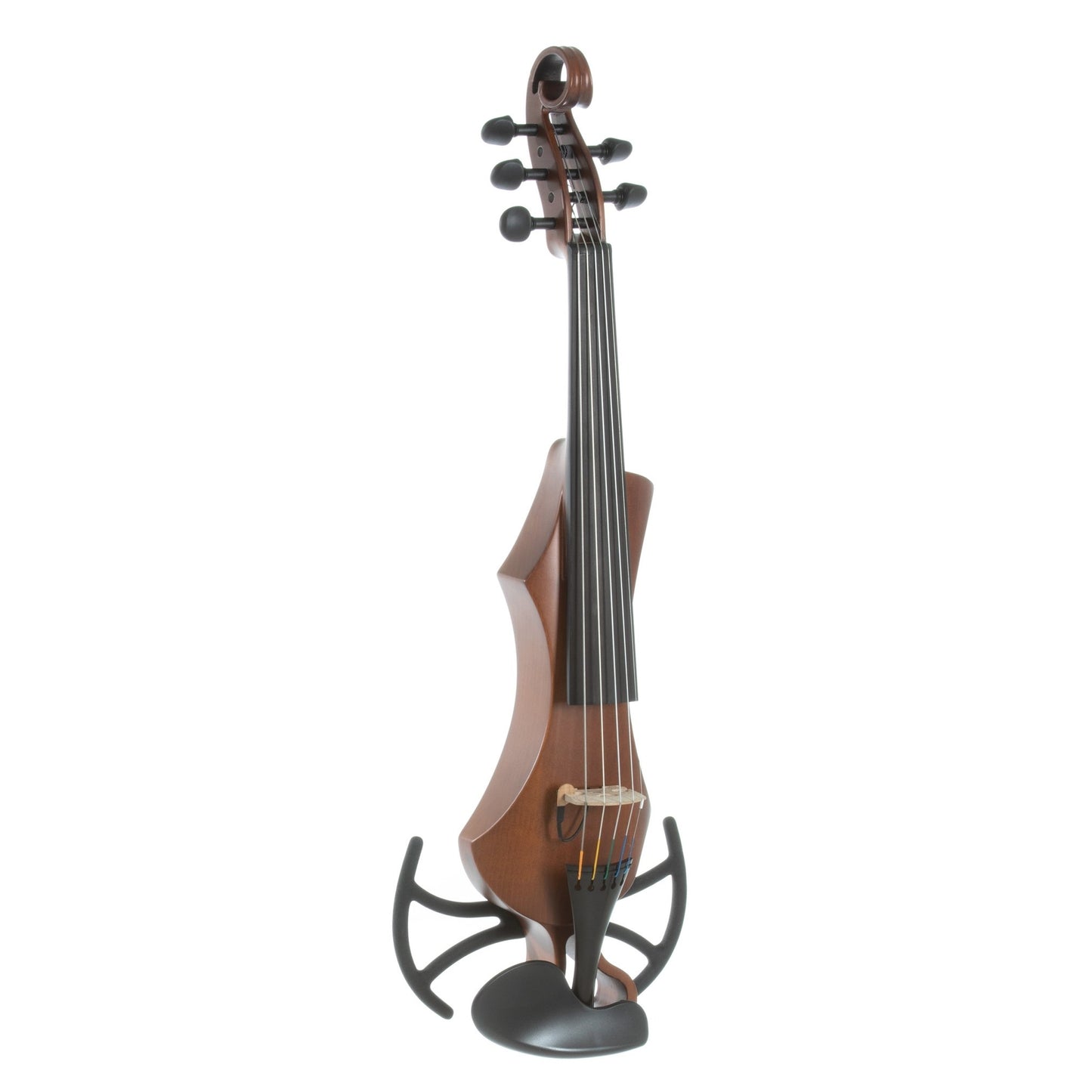 GEWA Novita 3.0 Electric 5-Strings Violin, Golden Brown, With Universal Shoulder Rest Adapter