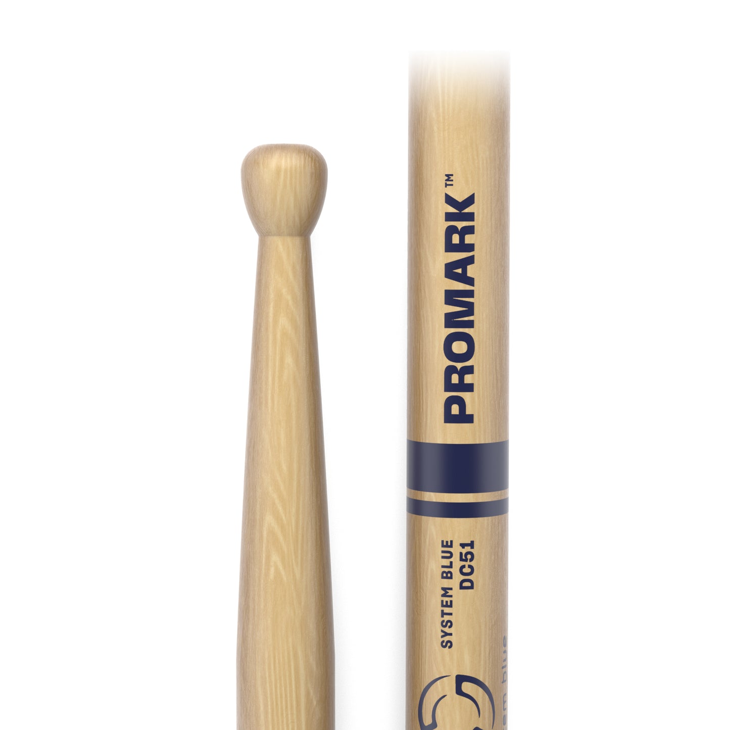Promark Hickory DC51 System Blue Marching Drumstiks
