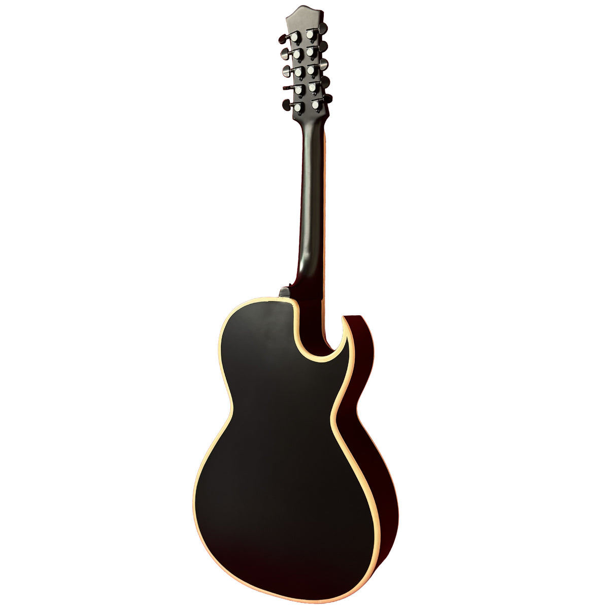 D'Luca Artisan Left Handed Acoustic Electric Bajo Quinto, Midnight