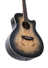 Washburn DFBACE Deep Forest Burl Grand Auditorium Acoustic Electric Guitar Black