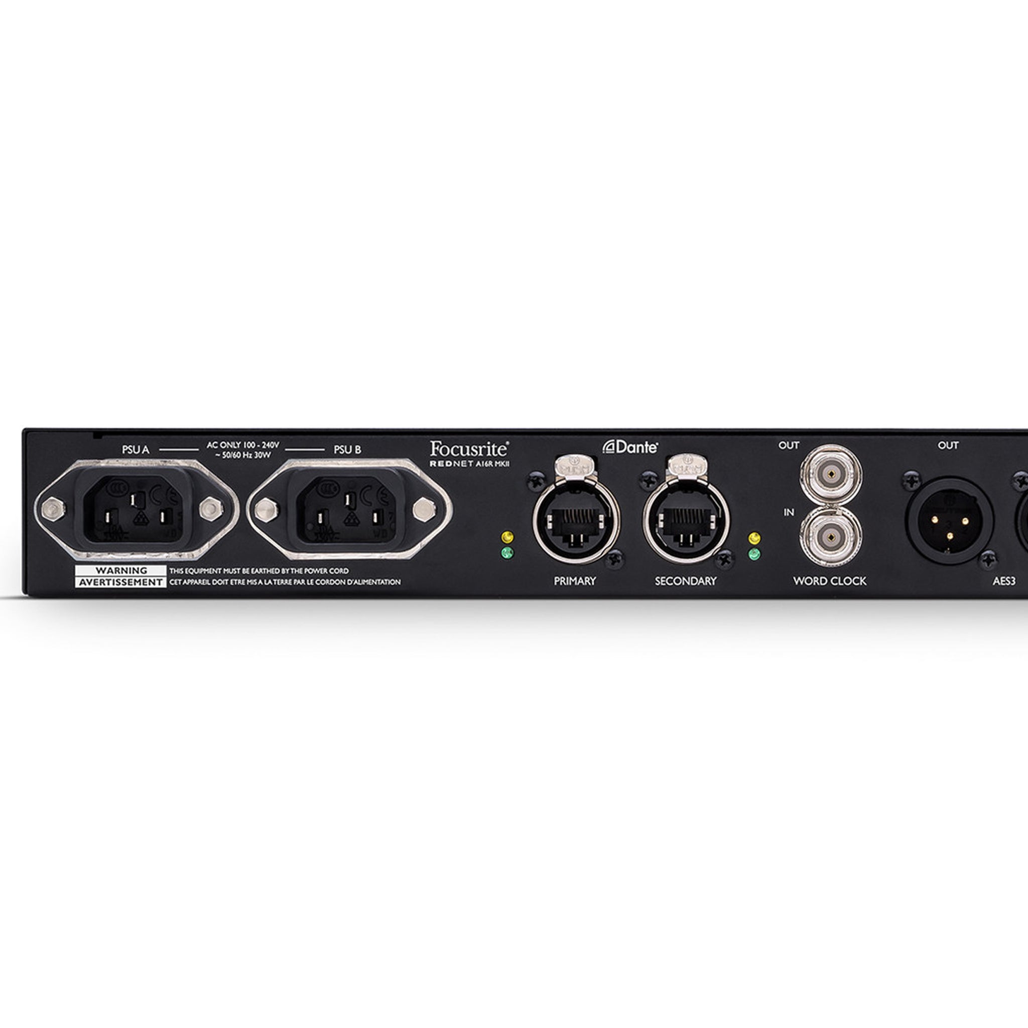 Focusrite RedNet A16R MkII 16-channel Bi-Directional Analog Interface for Dante