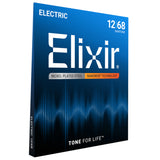 Elixir Electric Guitar Strings, NANOWEB, Baritone (.012-.068)