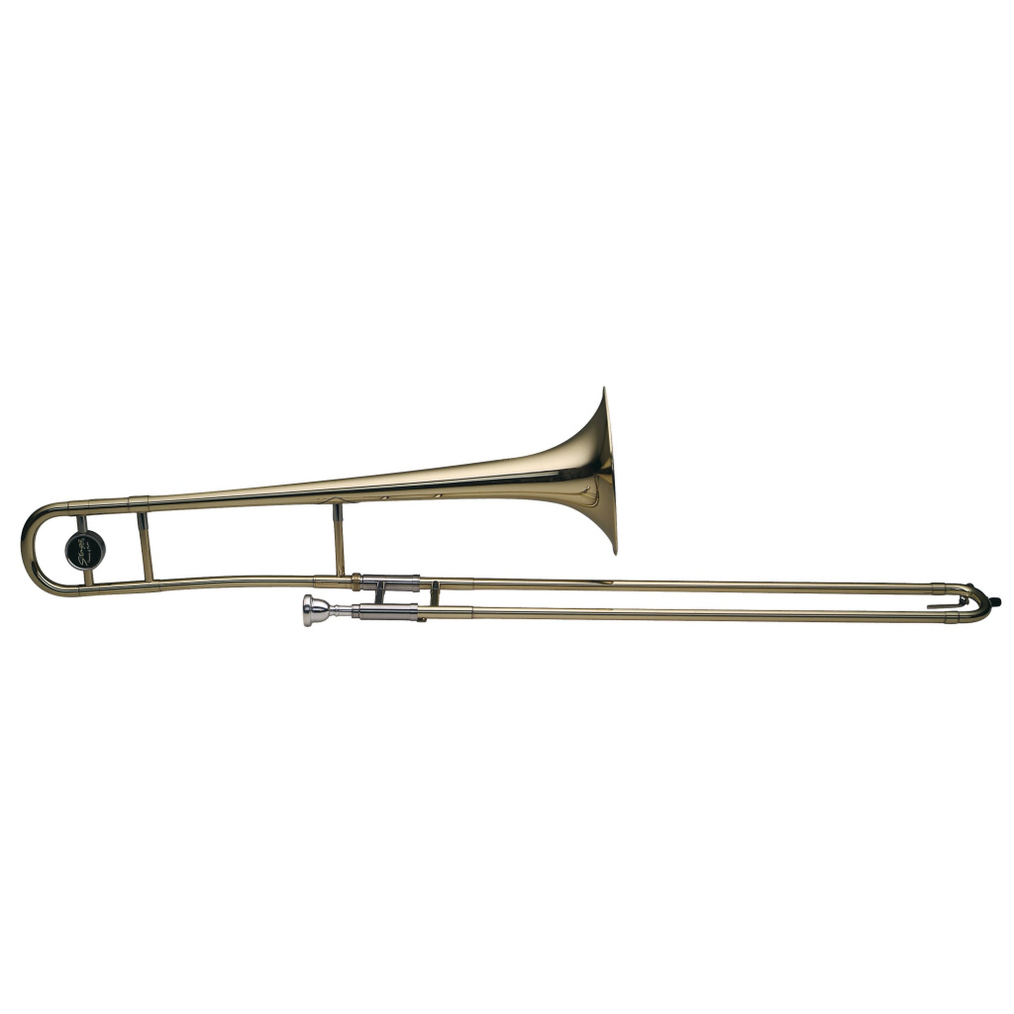 Stagg Bb Tenor Trombone, S-bore, Clear Lacquer ABS Case