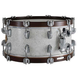 Dixon Classic Series Wood Snare Drum 6.5x14 Sub Zero White Wood Hoops