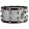 Dixon Classic Series Wood Snare Drum 6.5x14 Sub Zero White Wood Hoops