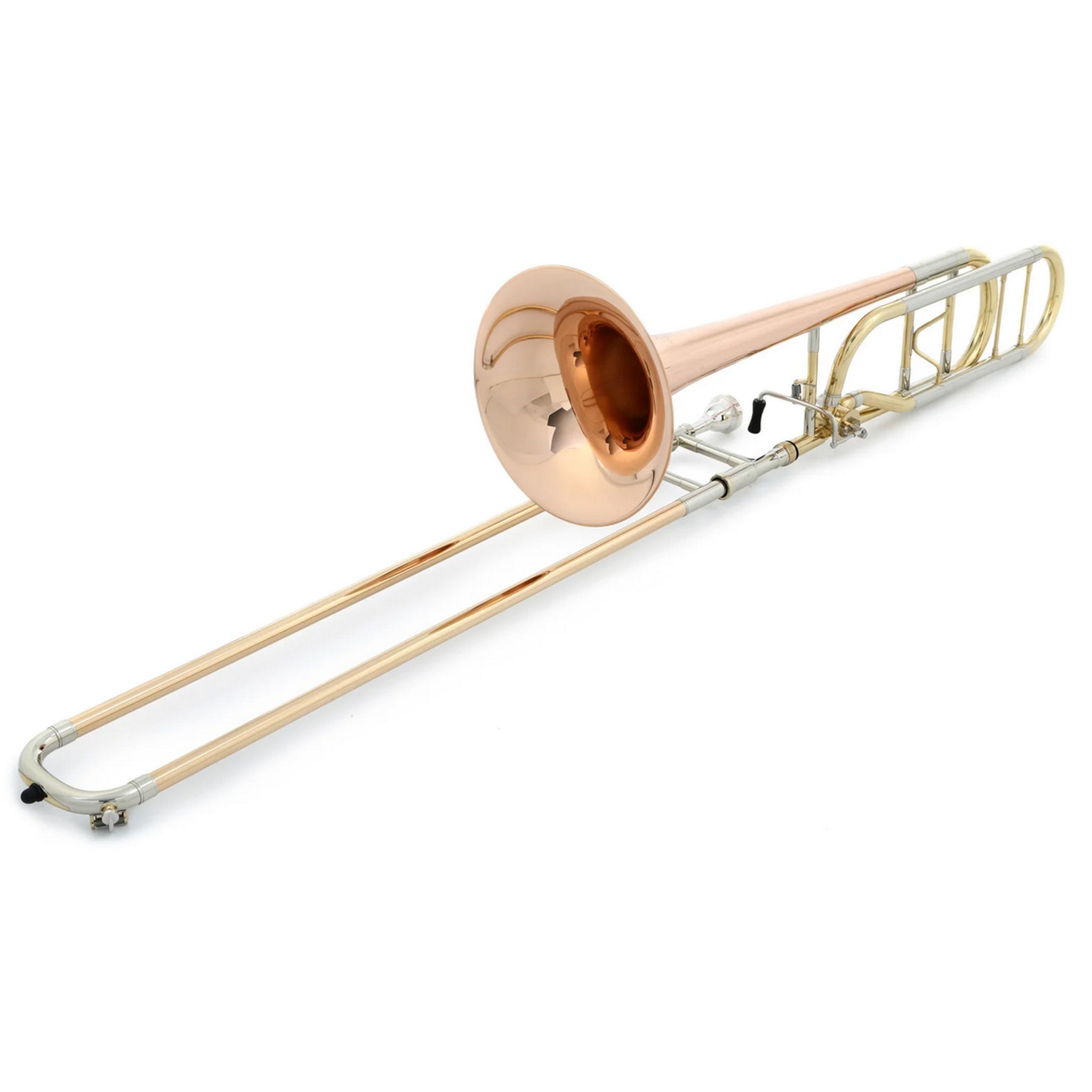 Blessing Tenor Trombone, .547" Bore, Open Wrap, F Rotor, Rose Brass Bell, Outfit